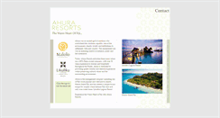 Desktop Screenshot of ahuraresorts.com